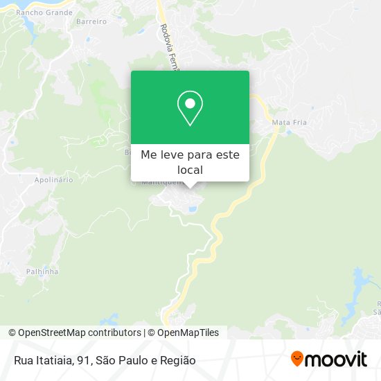 Rua Itatiaia, 91 mapa