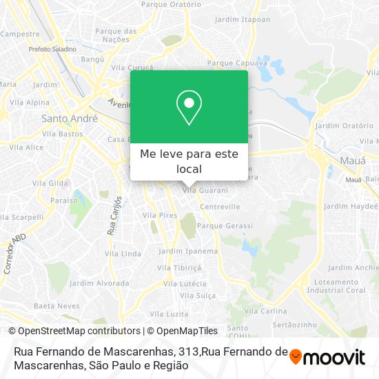 Rua Fernando de Mascarenhas, 313,Rua Fernando de Mascarenhas mapa