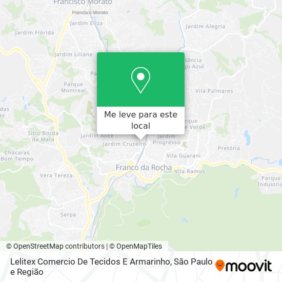 Lelitex Comercio De Tecidos E Armarinho mapa