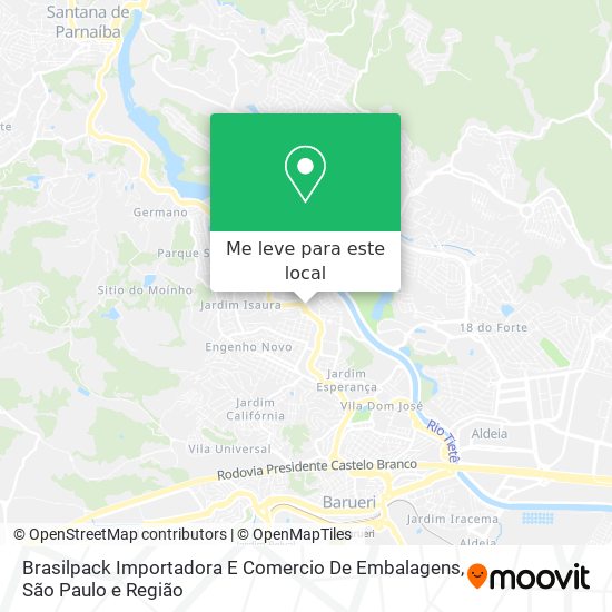 Brasilpack Importadora E Comercio De Embalagens mapa