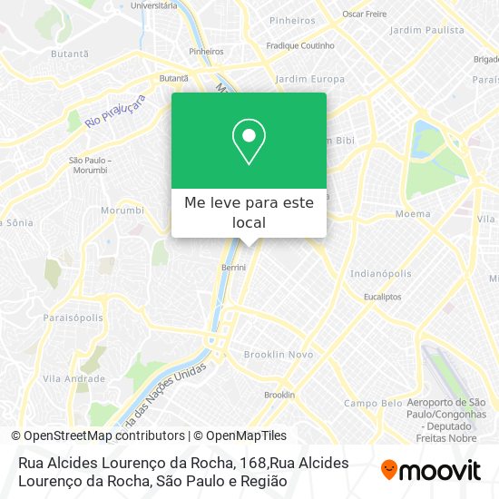 Rua Alcides Lourenço da Rocha, 168,Rua Alcides Lourenço da Rocha mapa