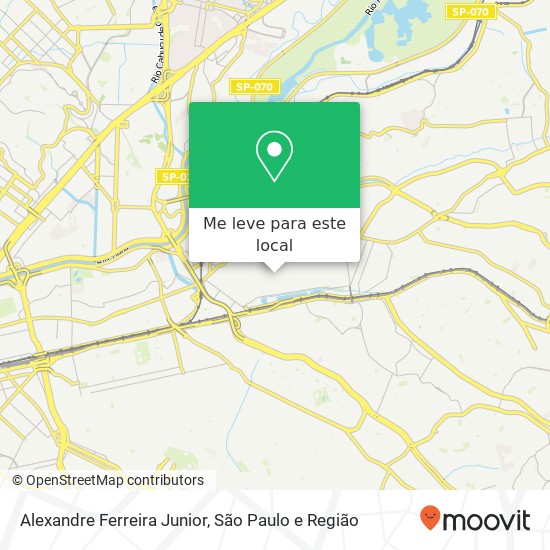 Alexandre Ferreira Junior, Rua Rosa Pavone, 54 Penha São Paulo-SP 03638-080 mapa