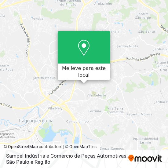 Sampel Indústria e Comércio de Peças Automotivas mapa
