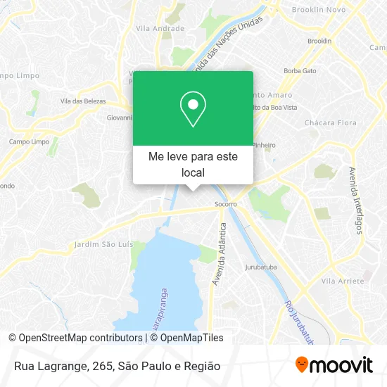 Rua Lagrange, 265 mapa