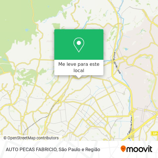 AUTO PECAS FABRICIO mapa
