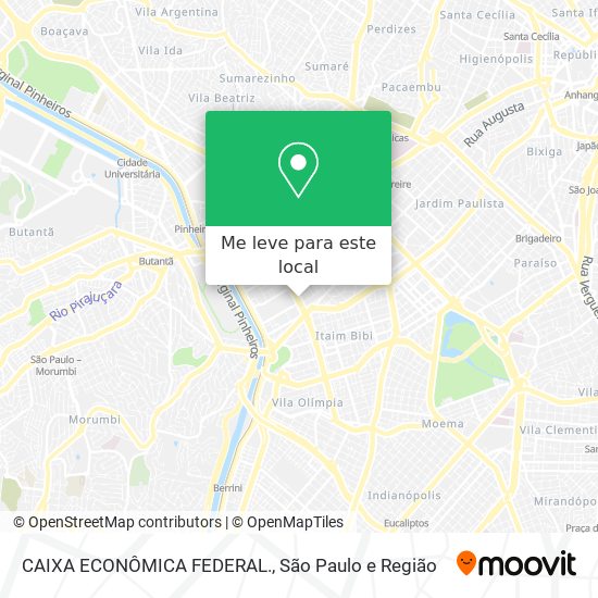 CAIXA ECONÔMICA FEDERAL. mapa