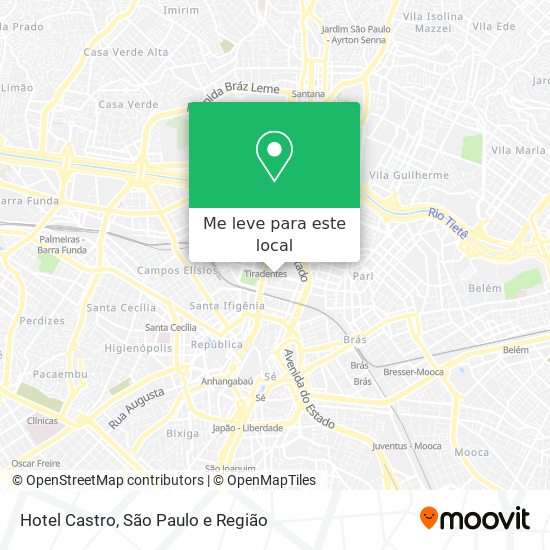 Hotel Castro mapa
