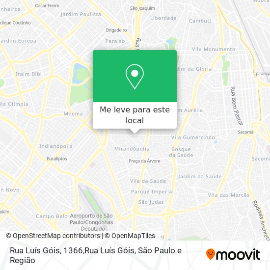 Rua Luís Góis, 1366,Rua Luís Góis mapa