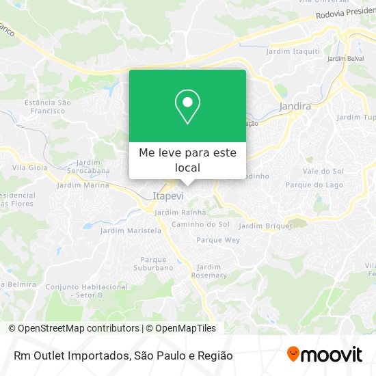 Rm Outlet Importados mapa