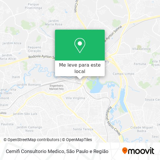 Cemifi Consultorio Medico mapa