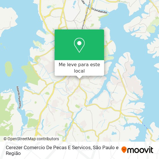 Cerezer Comercio De Pecas E Servicos mapa