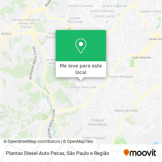 Plantao Diesel Auto Pecas mapa