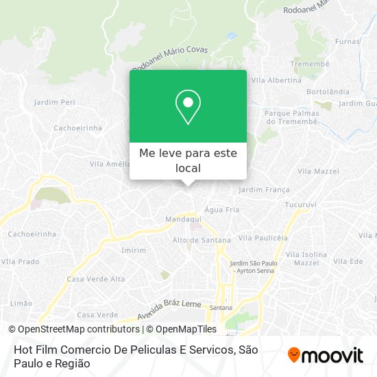 Hot Film Comercio De Peliculas E Servicos mapa