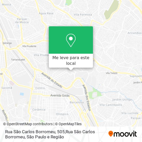 Rua São Carlos Borromeu, 505,Rua São Carlos Borromeu mapa