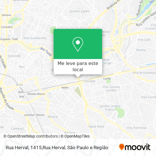 Rua Herval, 1415,Rua Herval mapa