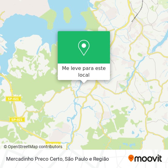 Mercadinho Preco Certo mapa