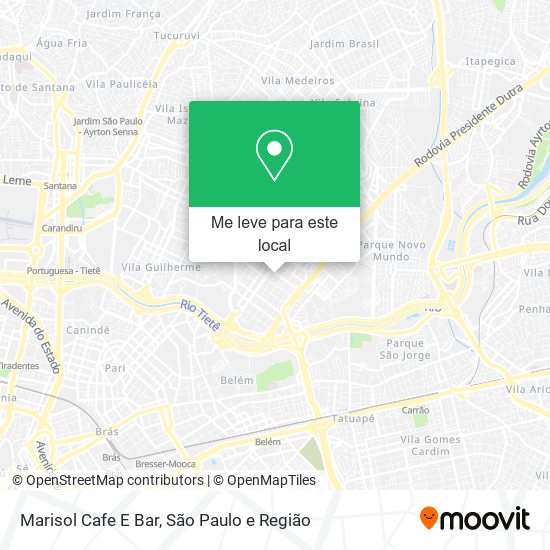 Marisol Cafe E Bar mapa
