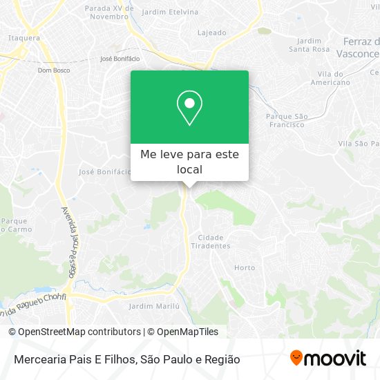 Mercearia Pais E Filhos mapa