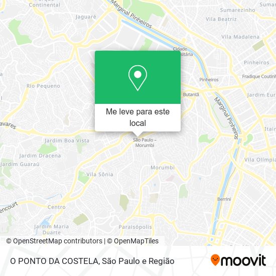 O PONTO DA COSTELA mapa