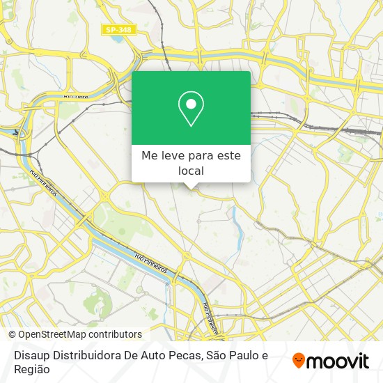 Disaup Distribuidora De Auto Pecas mapa