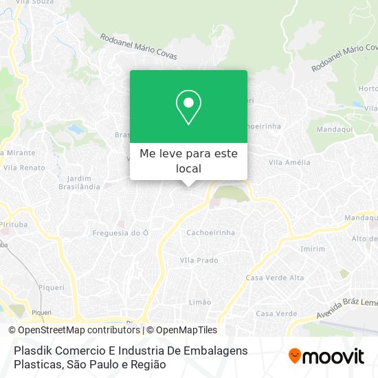 Plasdik Comercio E Industria De Embalagens Plasticas mapa