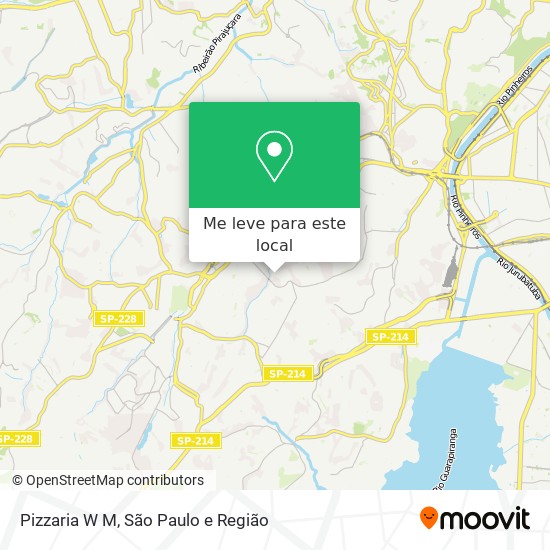 Pizzaria W M mapa