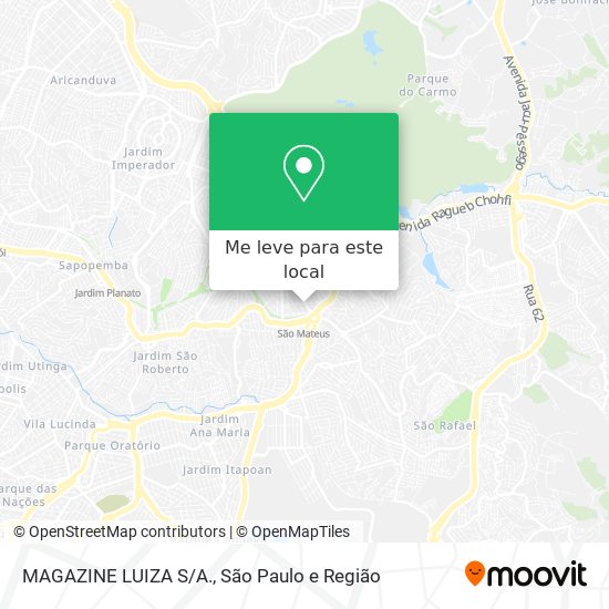 MAGAZINE LUIZA S/A. mapa