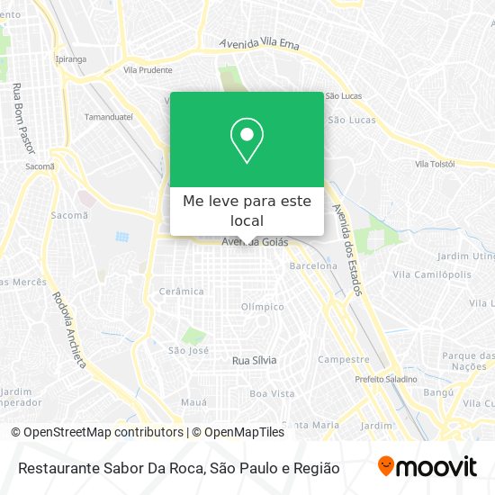 Restaurante Sabor Da Roca mapa