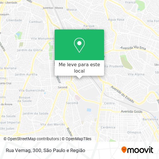 Rua Vemag, 300 mapa