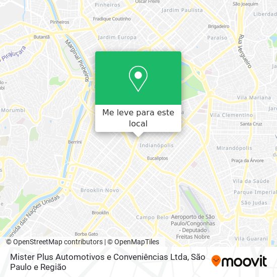 Mister Plus Automotivos e Conveniências Ltda mapa