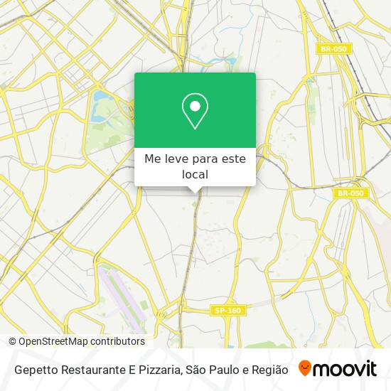 Gepetto Restaurante E Pizzaria mapa