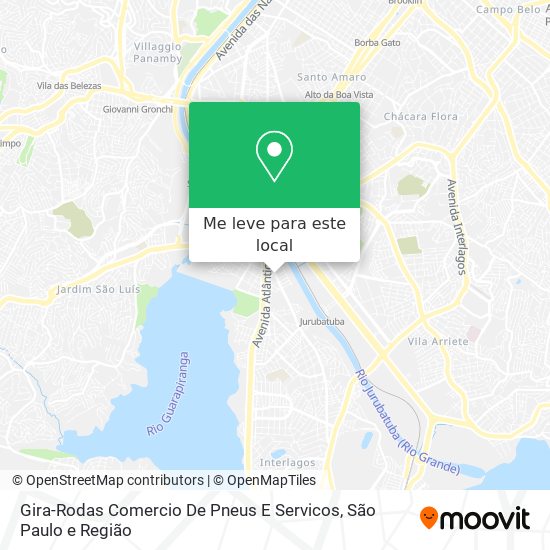 Gira-Rodas Comercio De Pneus E Servicos mapa