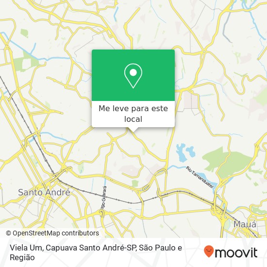 Viela Um, Capuava Santo André-SP mapa