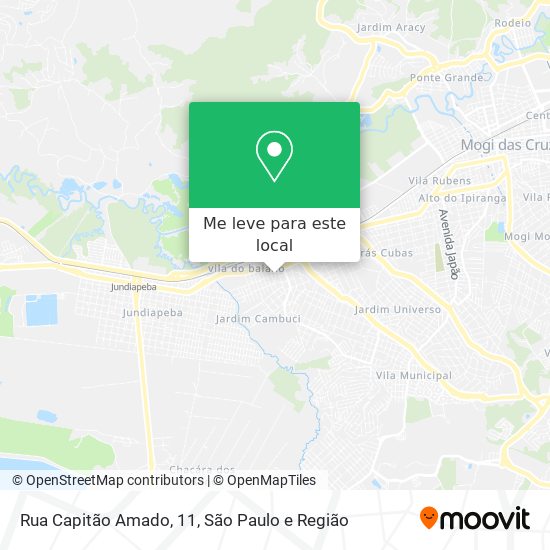 Rua Capitão Amado, 11 mapa