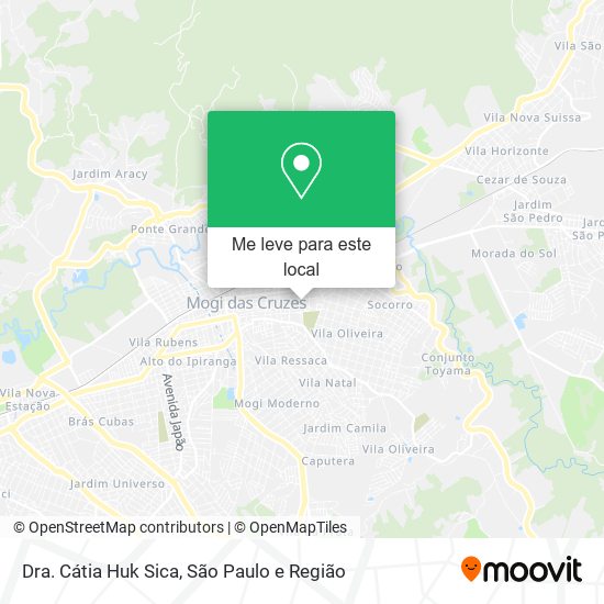 Dra. Cátia Huk Sica mapa