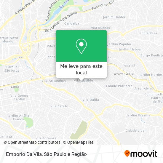 Emporio Da Vila mapa