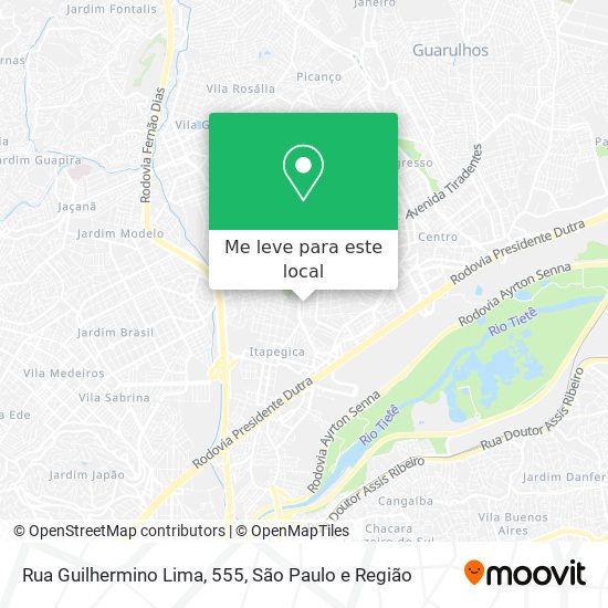 Rua Guilhermino Lima, 555 mapa