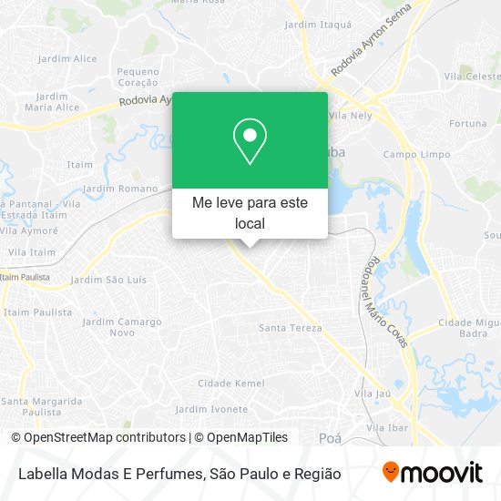 Labella Modas E Perfumes mapa