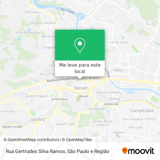 Rua Gertrudes Silva Ramos mapa