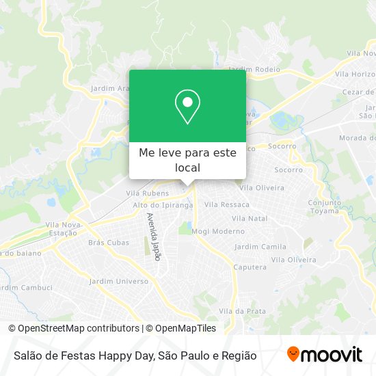 Salão de Festas Happy Day mapa