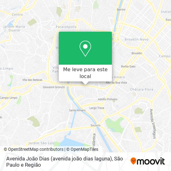 Avenida João Dias (avenida joão dias laguna) mapa