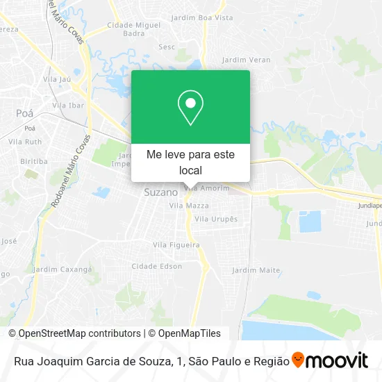 Rua Joaquim Garcia de Souza, 1 mapa