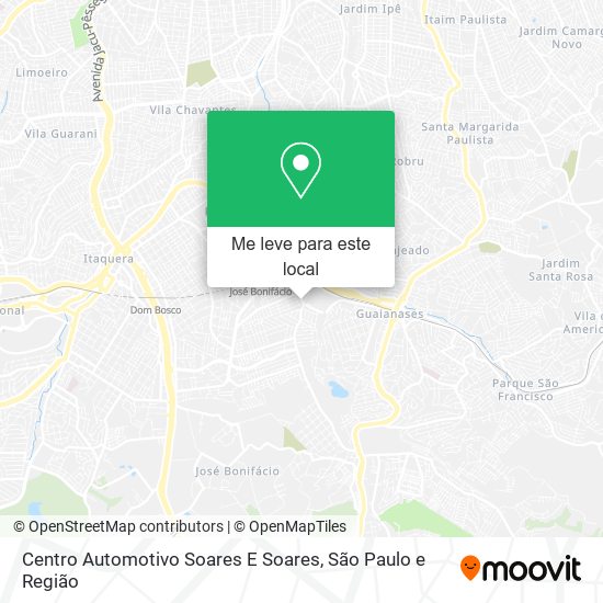 Centro Automotivo Soares E Soares mapa