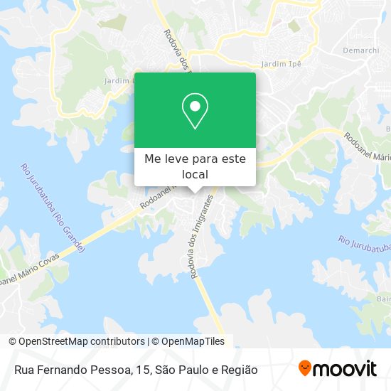 Rua Fernando Pessoa, 15 mapa