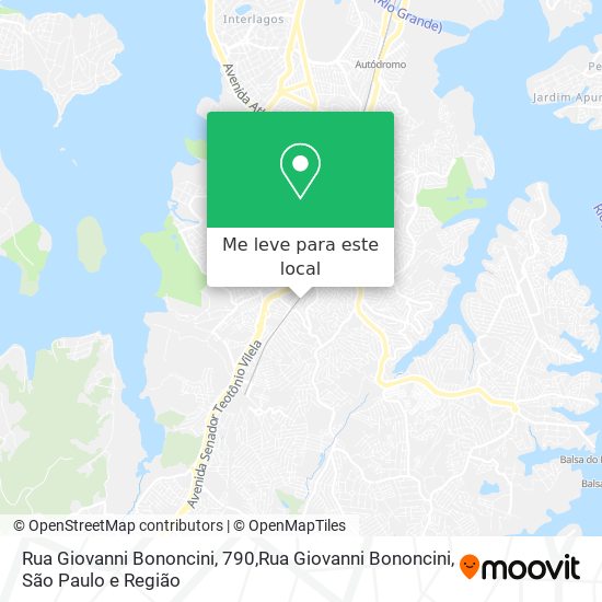 Rua Giovanni Bononcini, 790,Rua Giovanni Bononcini mapa