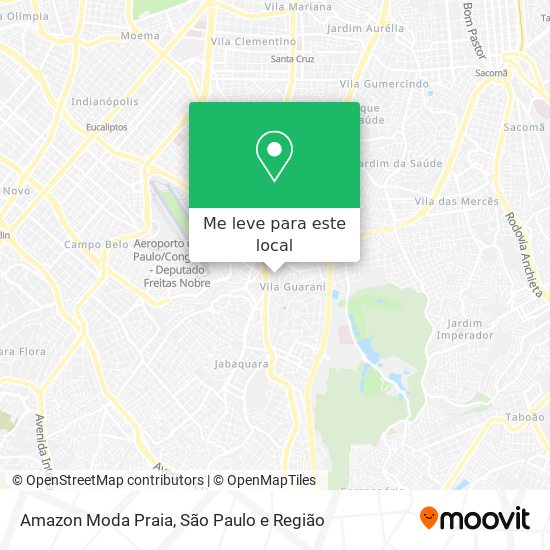 Amazon Moda Praia mapa