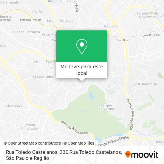 Rua Toledo Castelanos, 230,Rua Toledo Castelanos mapa