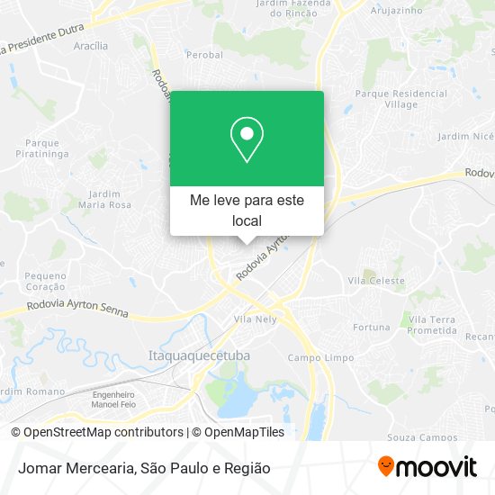 Jomar Mercearia mapa