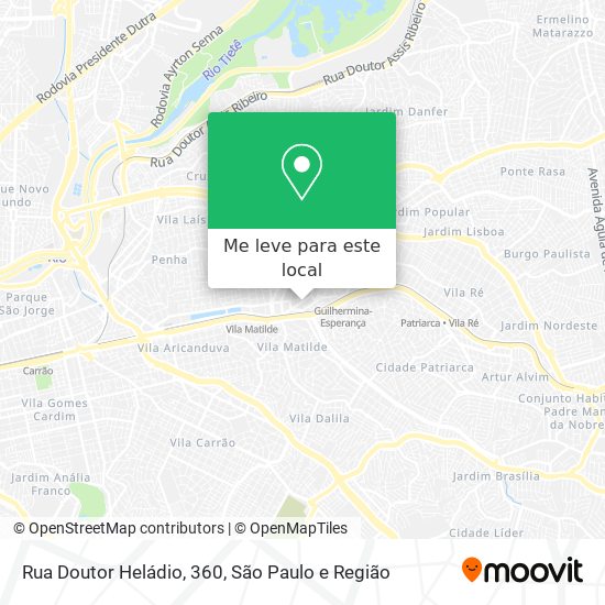 Rua Doutor Heládio, 360 mapa