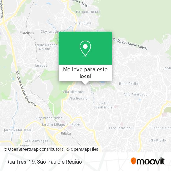 Rua Três, 19 mapa